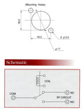 New Tohtsu CX-600M 12VDC SPDT UHF SO239 Coaxial Antenna Relay