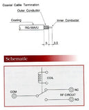 New Tohtsu CX-140M SPDT UHF Type Coaxial Antenna Relay