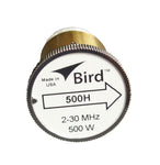 New Bird 500H Plug-in Element 0 to 500 watts 2-30 MHz for Bird 43 Wattmeters