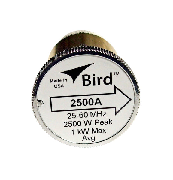 Bird 2500A Plug-in Element 0 to 2500 watts 25-60 MHz for Bird 43 Wattmeters
