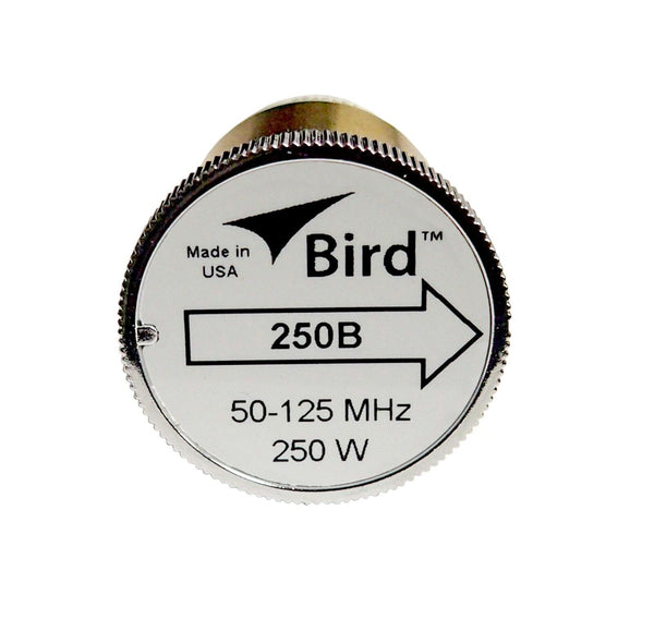 New Bird 250B Plug-in Element 0 to 250 watts 50-125 MHz for Bird 43 Wattmeters