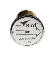 Bird 10D Plug-in Element 0 to 10 watts 200-500 MHz for Bird 43 Wattmeters