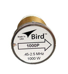 Bird 1000P Plug-in Element 0 to 1000 watts .45 to 2.5 MHz for Bird 43 Wattmeters