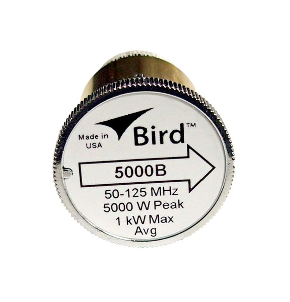 Bird 5000B Plug-in Element 0 to 5000 watts 50-125 MHz for Bird 43 Wattmeters