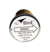 Bird 2500C Plug-in Element 0 to 2500 watts 100-250 MHz for Bird 43 Wattmeters