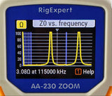 RigExpert AA-230 Zoom Antenna Analyzer 100 KHz to 230 MHz New in Box Guaranteed