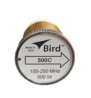 Bird 500C Plug-in Element 0 to 500 watts 100-250 MHz for Bird 43 Wattmeters
