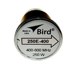 Bird 250E-400 Plugin Element 0 to 250 watts 400-800 MHz for Bird 43 Wattmeters