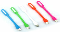 2 x Flexible 6" USB LED Lamp For Laptop Computer Reading Bright **Random Color**