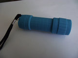 9-LED Mini Flashlight AAA Batteries Included & Pre-Installed Random Colors Ship