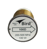 Bird 100D Plug-in Element 0 to 100 watts 200-500 MHz for Bird 43 Wattmeters