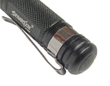 Micro Mini (1)Mode Waterproof 300LM Pocket LED Flashlight Zoomable LED Penlight