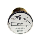 New Bird 500A Plug-in Element 0 to 500 watts 25-60 MHz for Bird 43 Wattmeters