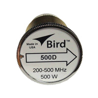 Bird 500D Plug-in Element 0 TO 500 watts 200-500 MHz for Bird 43 Wattmeters