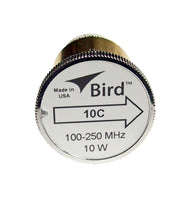Bird 10C Plug-in Element 0 to 10 watts for 100-250 MHz for Bird 43 Wattmeters