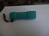9-LED Mini Flashlight AAA Batteries Included & Pre-Installed Random Colors Ship