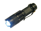 KunHe  (1) Mode 300 Lumen Zoomable Q5 Mini Cree LED Flashlight