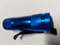 6-LED Bright aluminum Flashlight W/ Lanyard and AAA Batteries Included