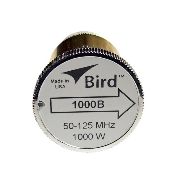 Bird 1000B Plug-in Element 0 to 1000 watts 50-125 MHz for Bird 43 Wattmeters