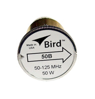 New Bird 50B Plug-in Element 0 to 50 watts 50-125 MHz for Bird 43 Wattmeters
